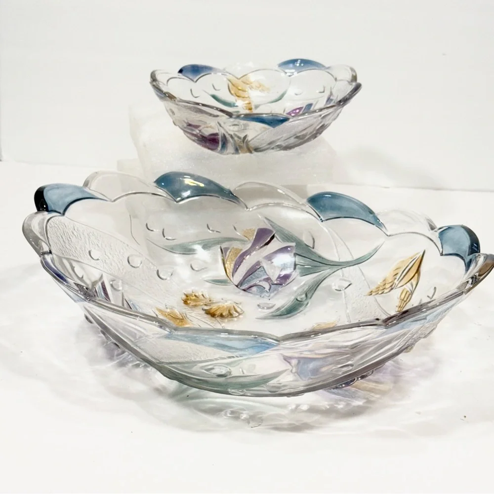 2 Vtg Mikasa Studio Nova Savoir Vivre Key Largo Tropical Fish Oval Bowls Rare - Picture 3 of 16